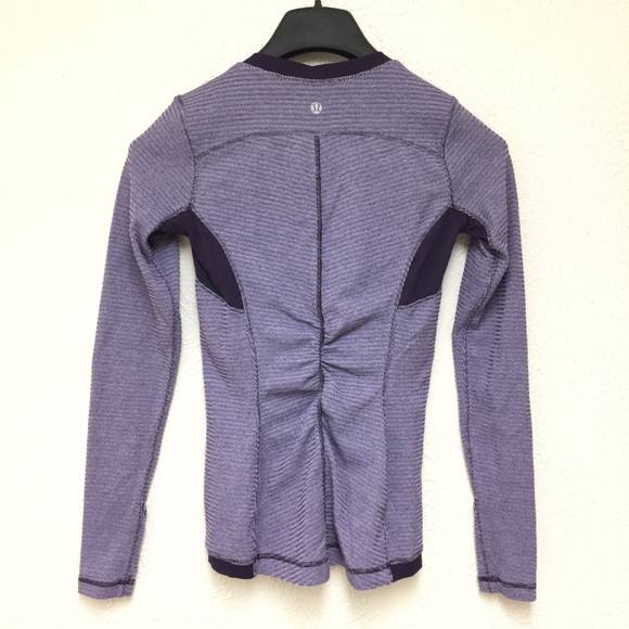 Lululemon🍋Base Runner Long Sleeve Deep Zinfadel 4 - Picture 3 of 8